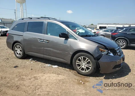 2013 Honda Odyssey Exl z USA, uszkodzony, nr VIN 5FNRL5H65DB081850